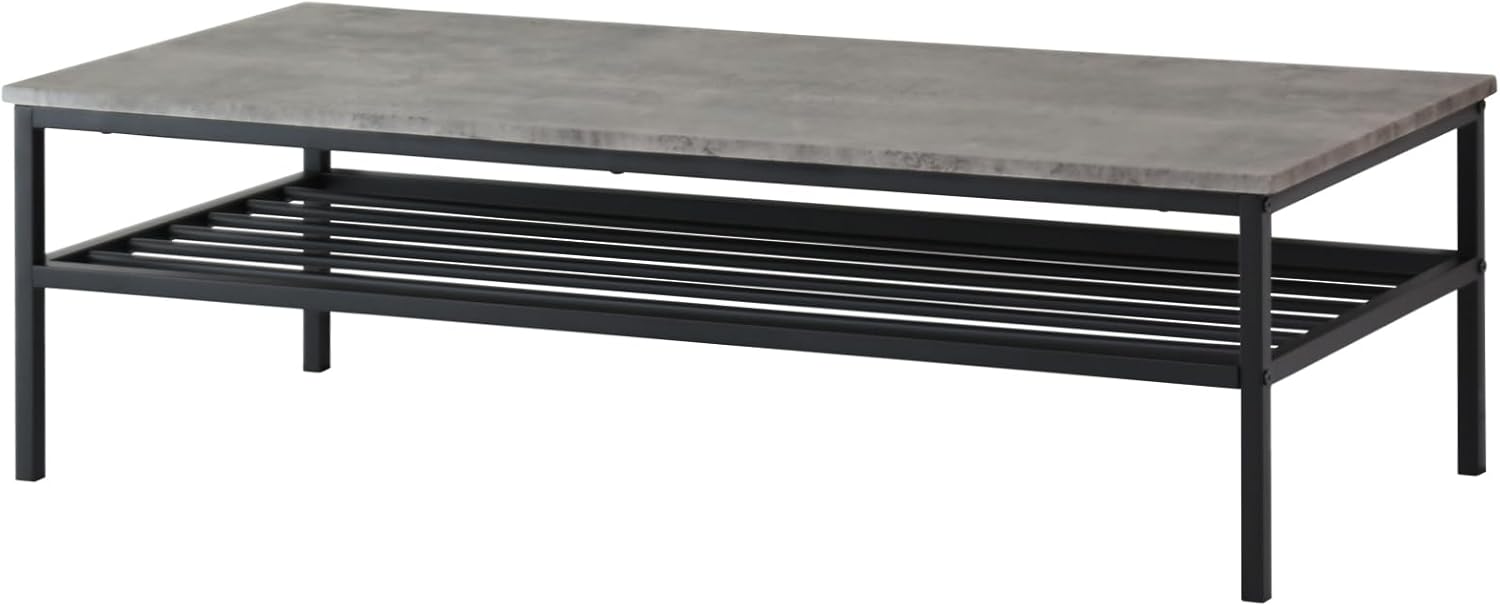 ヴィンテージ サイドテーブル 木目調とスチールフレームでエレガント