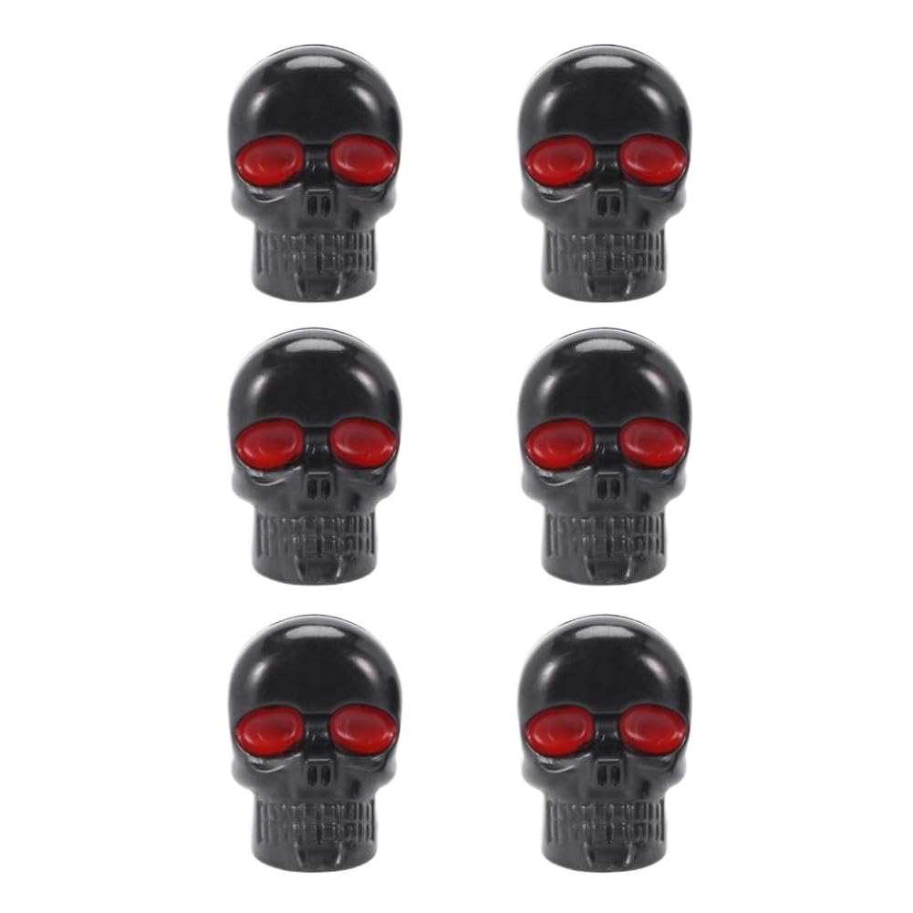 Paar Motorrad-Schädel-Nummernschild-Rahmenschrauben, passende Schraube, schwarz, kompatibel mit SP-3