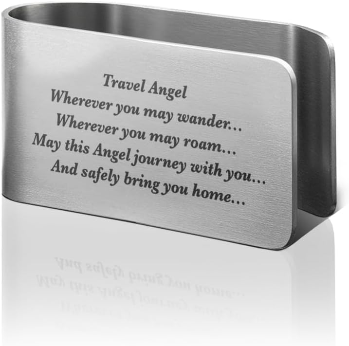 Angel Visor Clip for Safe Travels – Stainless Steel Driving Gift