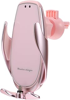 FAVOMOTO 1 Set Mobile Phone Holder Pink Phone Stand Vehicle Phone Mount Phone Car Mount Automobile Phone Holder Mobile Holder for Car Electric Phone Bracket Aluminum Alloy Pink Storage Rack