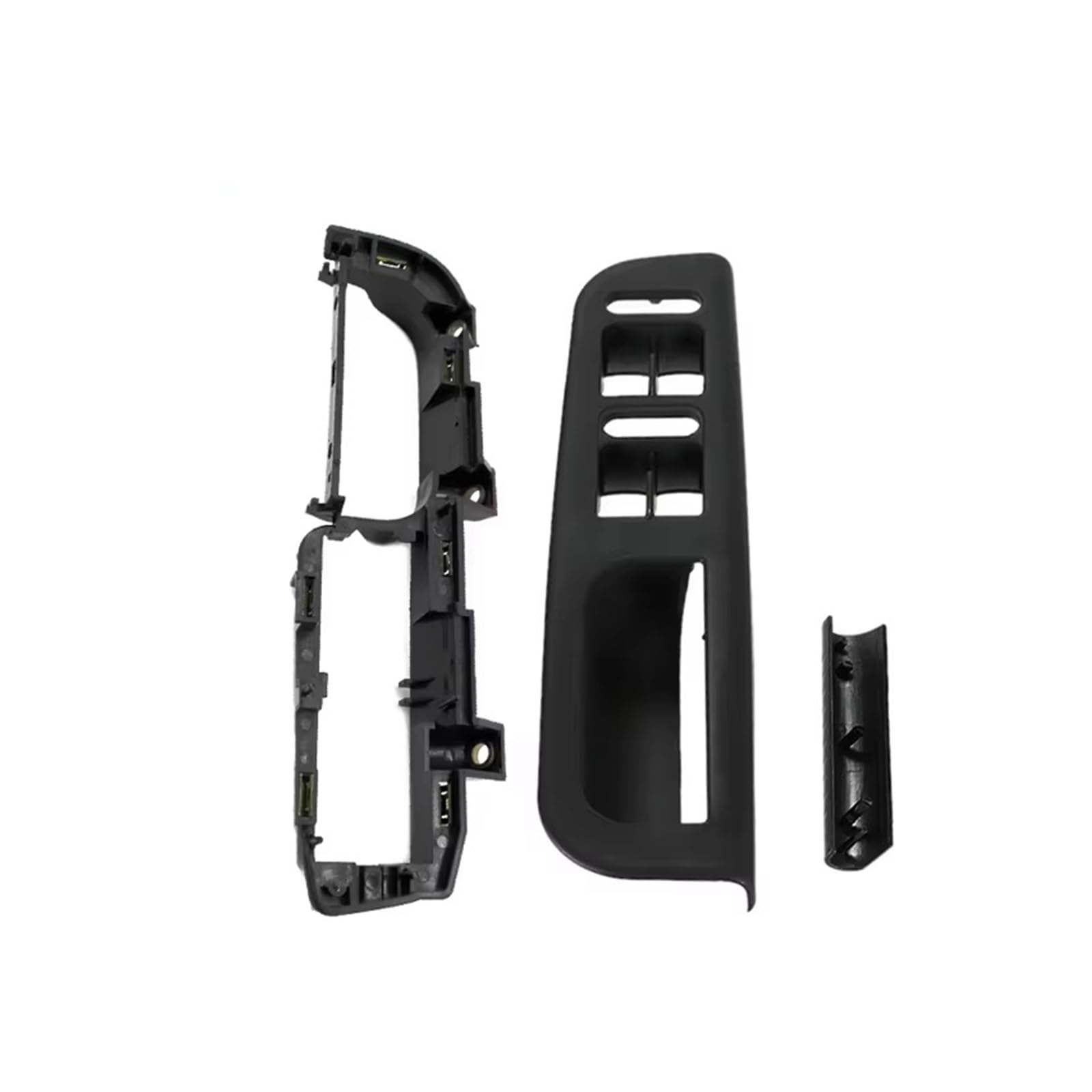 Asddllnn One Color Door Grab Pull Handle Inner 3Pcs Lhd Car Front Left Black Door Pull Grab Handle For Vw For Bora For Golf 4 Mk4 For Jetta 1998-2004 1J4959857b