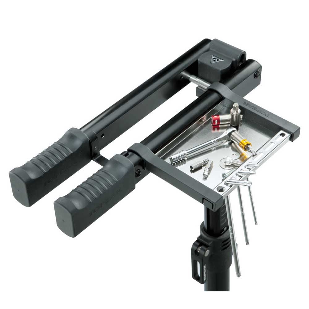 Support Vélo Réglable Topeak Prepstand ZX - Hauteur 80-108 Cm, Charge Max 25 Kg - Noir
