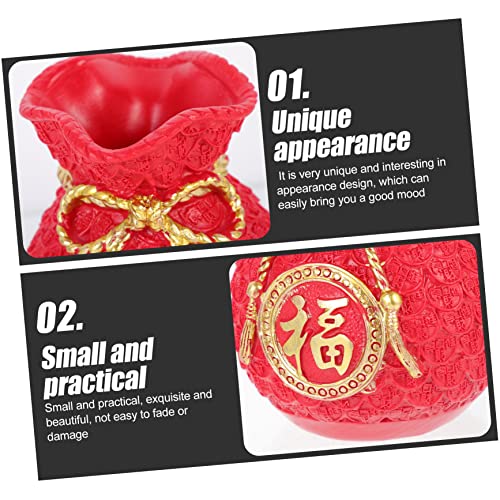 Money Bag Decor Handmade Decorative Bag Prop for Home Adornment Unique Chinese Style Ornament for Living Room and Car Decoration and Vivid Design3