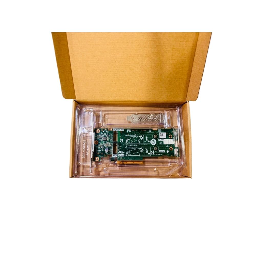 Carte adaptateur PCIE X8 vers M.2 SATA BOSS-S1 compatible avec Dell PowerEdge R240 R340 R440 R640 R740 R740xd T150 R250 R350 R450 R750 R7515 R7525 Boot Optimim Stockage ZED