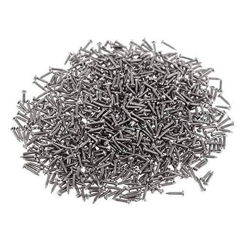 1000pcs Rimless Glasses scew Eyeglasses Repair Screw by dhoptical (2.5x1.4x6.0 åWITH Gasket for Rimless Glasses Screw)