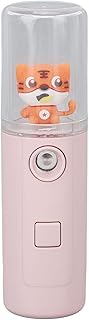 Nano Facial Mister, Face Mister 30ml Nano Mist Hidratante Profundo Refrigerante Hidratante Bonito Tigre Portátil Difusor de Névoa Nano para Maquiagem Cuidados com a Pele Extensões de Cílios(Rosa)