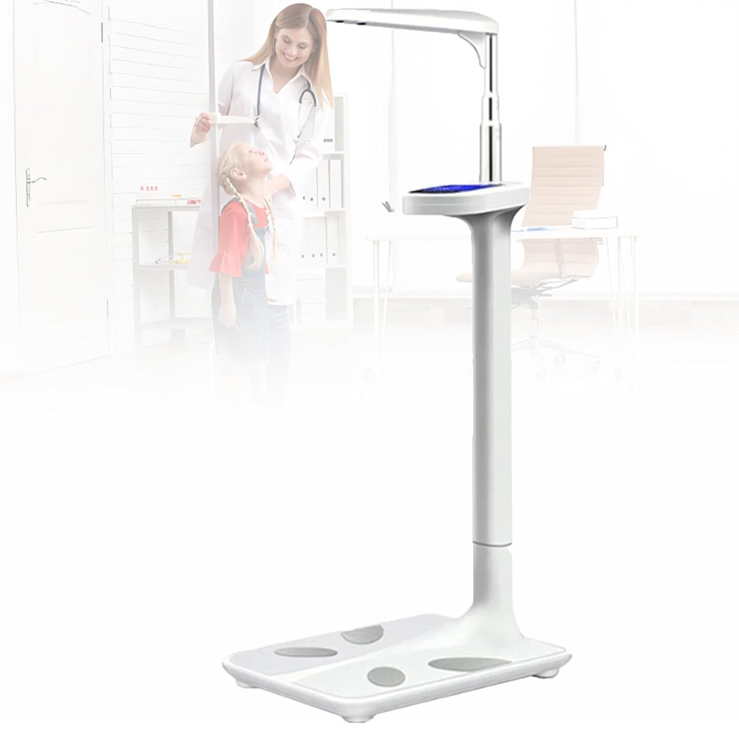 Body Weight Scales Height and Scale Professional Multifunctional LCD Display for Height Measurement