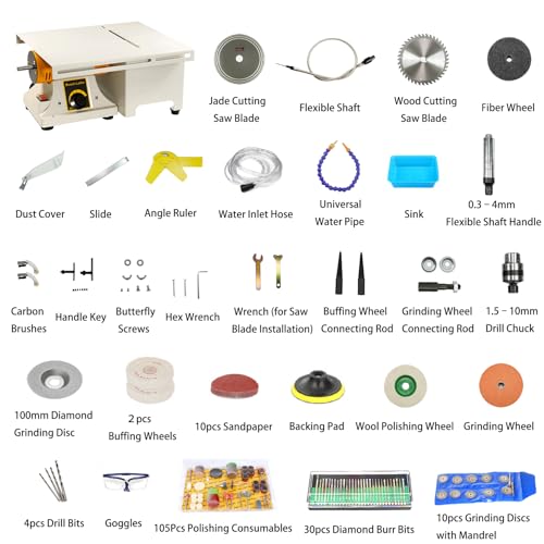 750W Mini Table Lapidary Saw