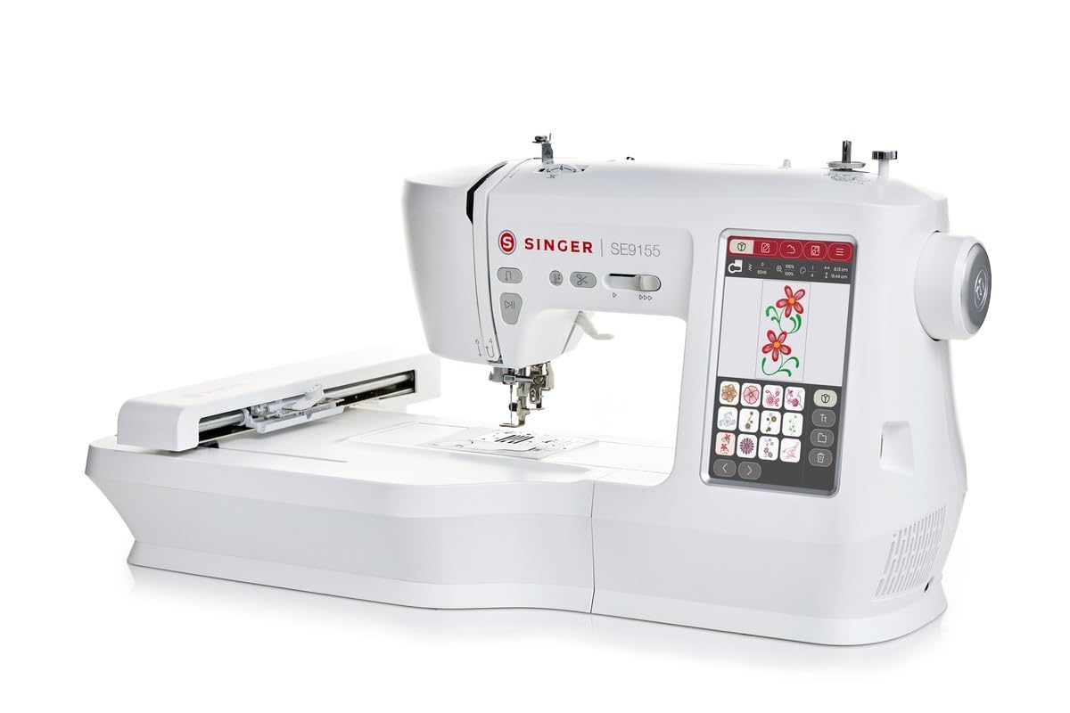 Singer SE9155 Macchina per cucire e ricamare con software gold