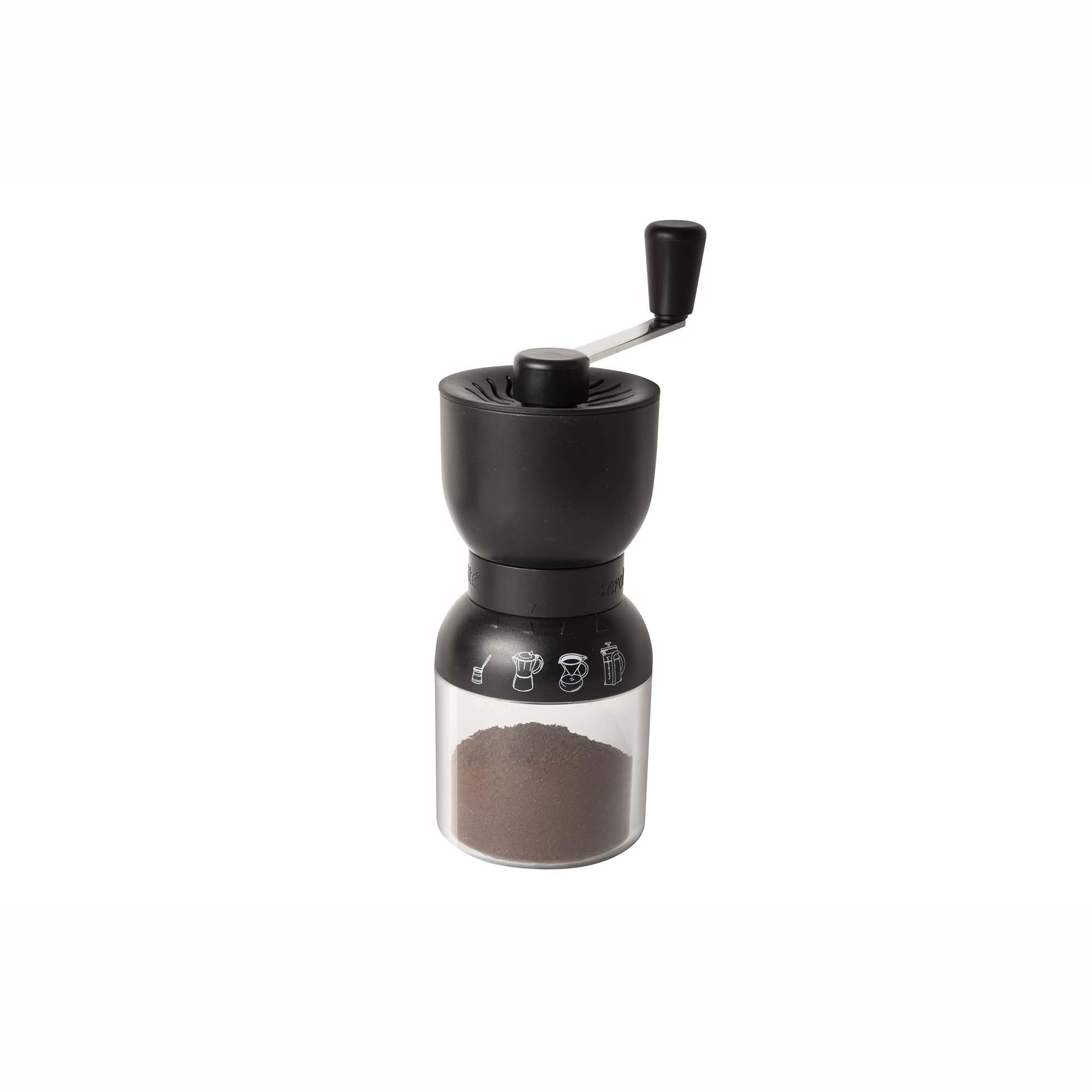 Moulin à café anti-chauffe Aerolatte en verre pour préserver vos arômes
