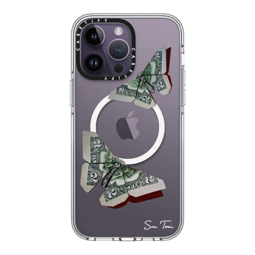 Amazon.co.jp: CASETiFY クリア iPhone 14 Pro Max ケース [黄変