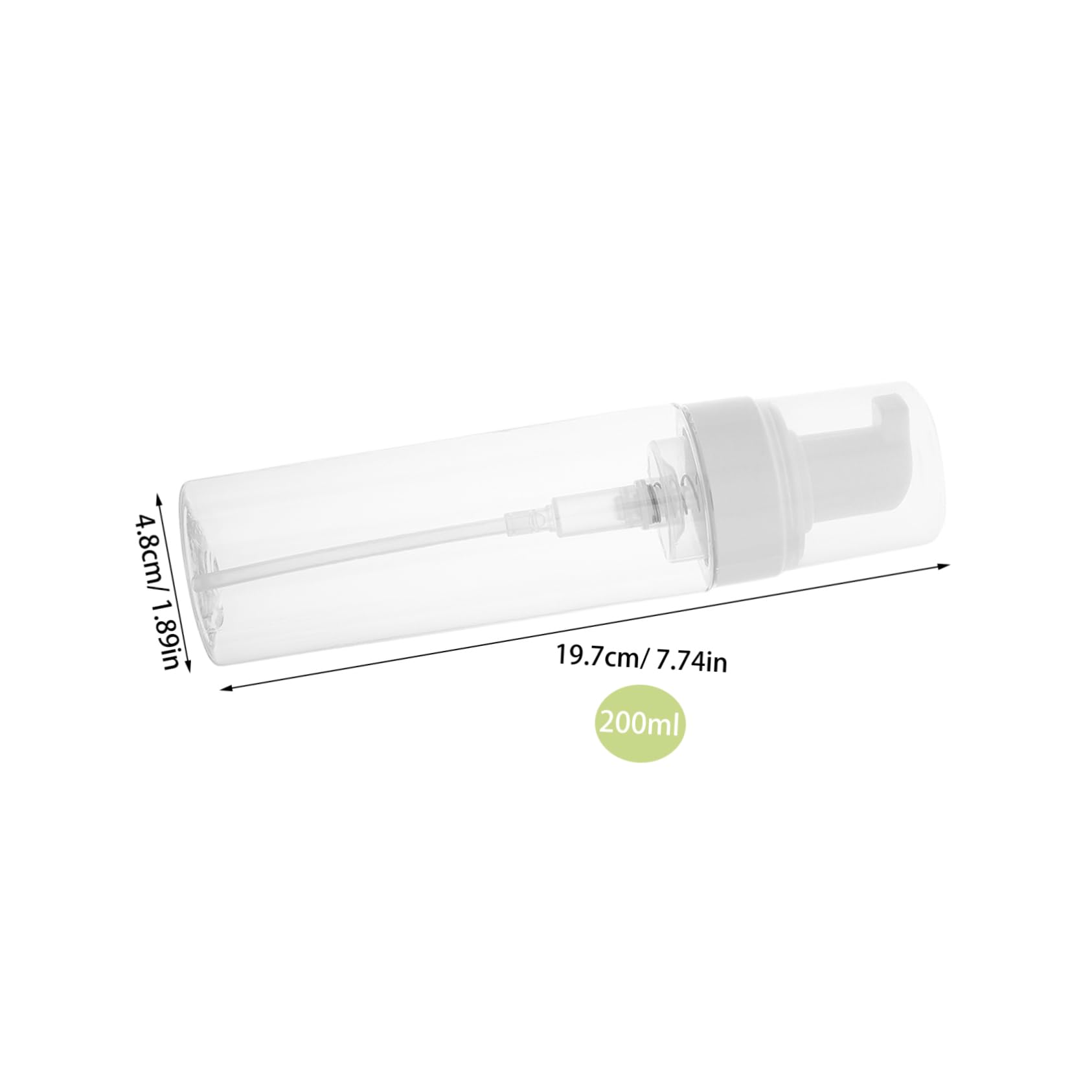 BESTYASH Foaming Pump Bottle Set Travel Shampoo Bottles Refill Hand Soap Dispenser Leakproof Plastic for Gym