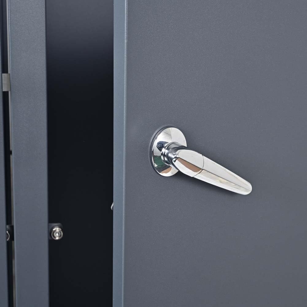 SCHARTEC Mülltonnenbox 2er anthrazit mit Pflanzendach erweiterbar 240l Mülltonnenverkleidung mit Pflanzenkasten Mülltonnen Sichtschutz Unterstand für 2 Tonnen