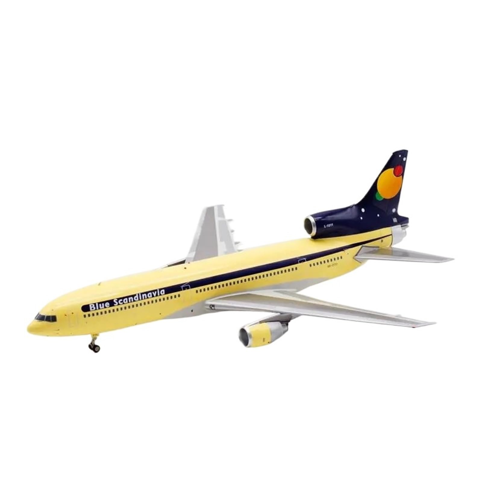 Plane Small Replicas 1:200 for Lans Scandinavian Airlines L-1011 Airliner SE-DTC Alloy Aircraft Model Collection Souvenir Display Mini Airplane