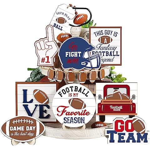 Football Tiered Tray Decor Set by Dandat Cover