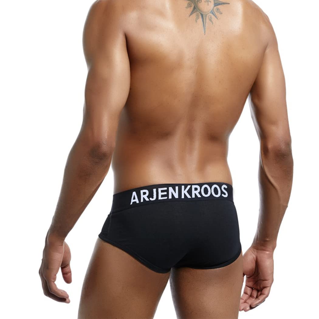 Casey Kevin Slip Uomo Cotone, Mutande Uomo Slip Briefs, Comodo portivo Intimo Elasticizzato Solid Basic Underwear Pacco da 6