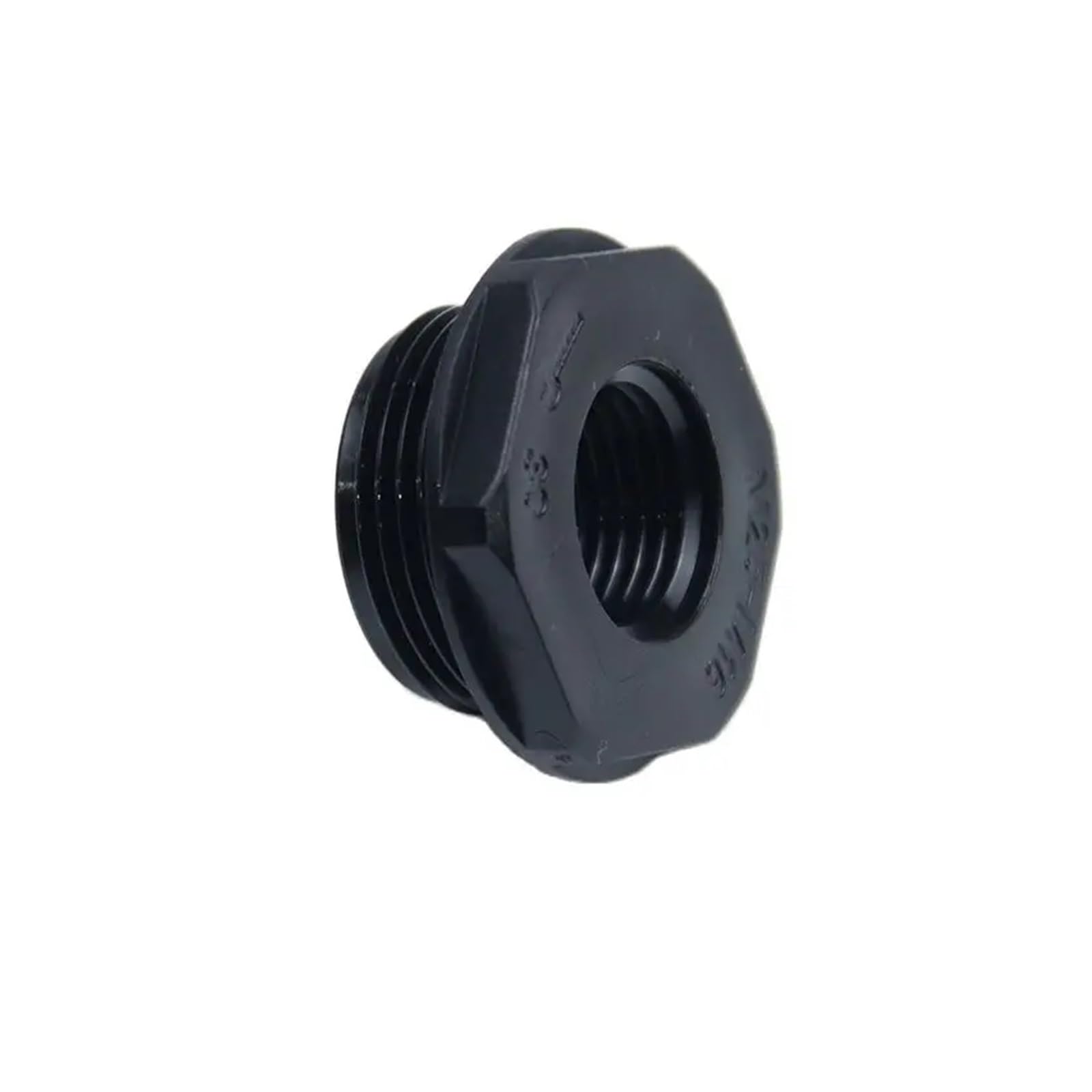 10 piezas de anillo reductor de nailon for conversión de rosca interna, rosca externa, conector de cobre, M25 a M20, junta de cambio de rosca métrica(M16 to M12 BK 10pcs)