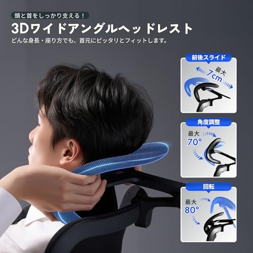 FLEXISPOT FLEXISPOT オフィスチェア C7 Morpher の商品画像 7