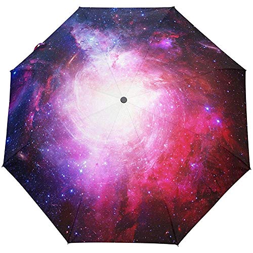 Espiral Nebulosa Estrellas Galaxy Universo Auto Abrir Cerrar Sol Lluvia Paraguas