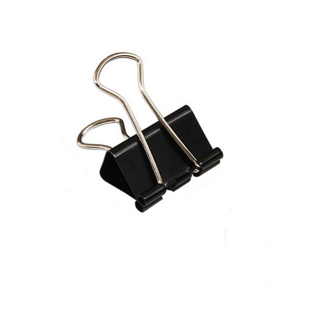 1.3x1.6" 32x40mm Binder Clips, Large, 24 Per Box Chois