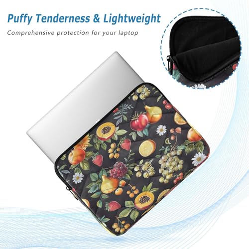 Funda para laptop de 13-14 pulgadas impermeable con diseño de frutas y flores miniatura 5