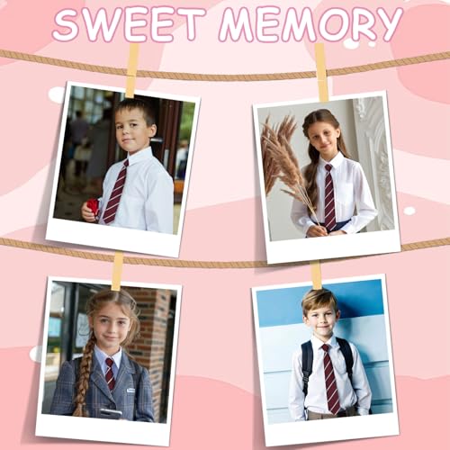 Boys Tie Pre-tied Clip on Ties for Boy Adjustable School Kids Ties for Graduation Wedding Uniform4