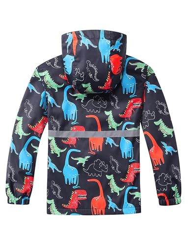 Happy Cherry Kid Boy Girl Camoflage Prints Waterproof Windbreaker Hoodie Jacket Fleece Coat 4-12Y2