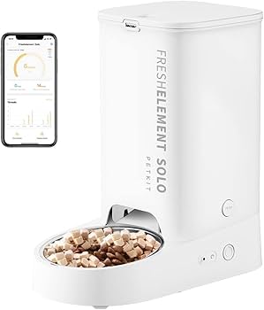 ぺットキットPETKIT 自動給餌器 Amazon | PETKIT 自動給餌器 猫 中小型犬用 タンク二層化 カメラ