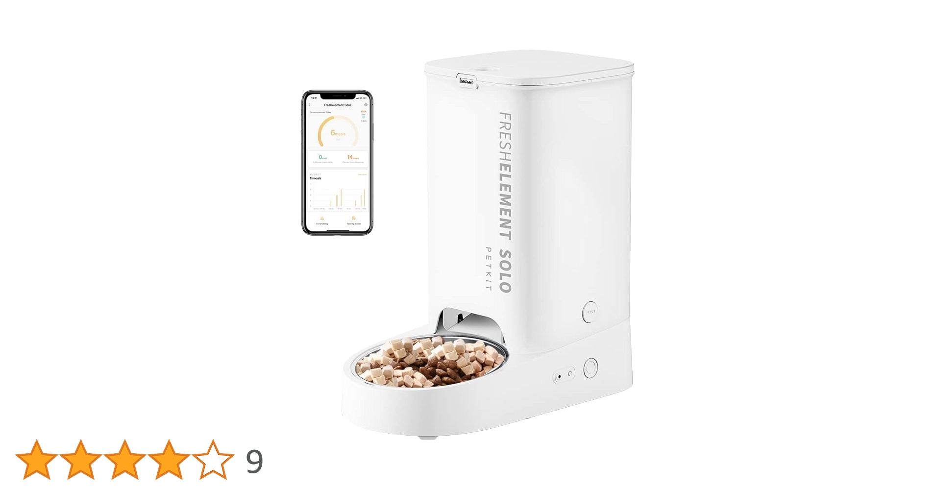 PETKIT 自動給餌器 Amazon | 【PETKIT SOLO】自動給餌器 (カメラなし) タイマー式