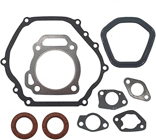 WOTIAN Gasket Kit for Predator Honda and Clones Champion Firman DuroMax GX390 GX420 GX440 Generator Carburetor Air Filter Cylinder Head Muffler Crankcase Gaskets Oil Seals 188F 190F (for Generator)