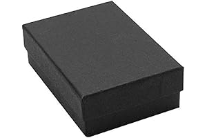 R J Displays Matte Black Mini Gift Boxes