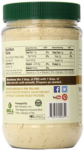 Bell Plantation Pb2 Powdered Peanut Butter Jar, 1 Pound (Pack Of 2) #TOP1