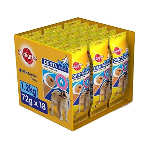 54 Pedigree Puppy Dental Sticks Tubos Cover