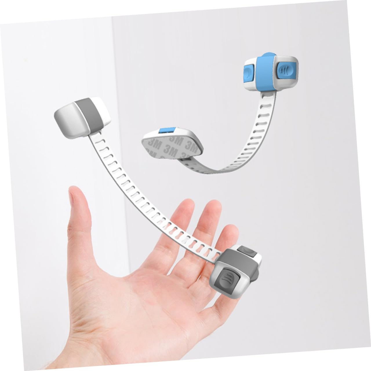 NOLITOY Cerradura de Seguridad Protección Infantil Segura para Niños Multifunción en Abs Plástico 8 Piezas en Forma de Galleta para Puertas de Electrodomésticos y Frigorífico