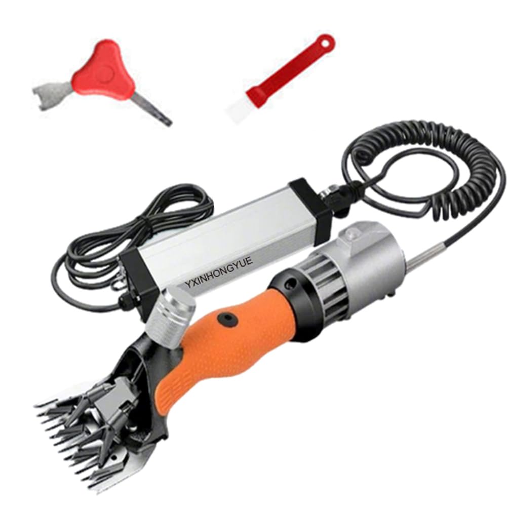 Forziere elettriche multifunzionali per Pecore a 6 velocità Regolabili Kit di Cura del Bestiame Pesante Tagliapelo per Capelli di Mucca a Bassa Tensione di Grado Industriale,13 Teeth