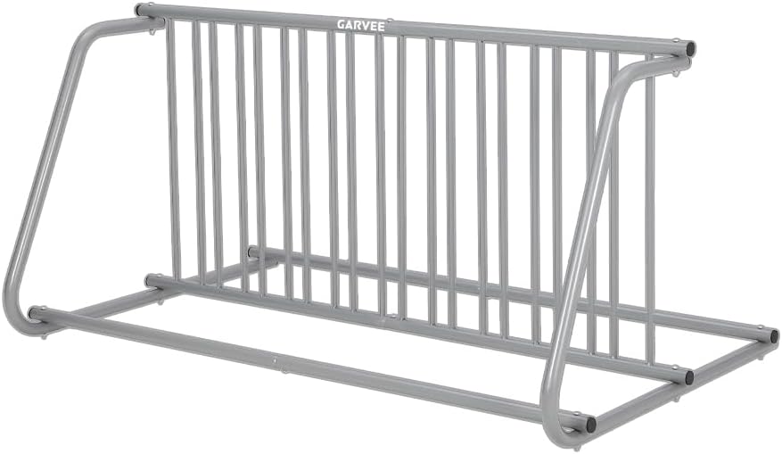 Garvee Floor Bike Rack,Sigle-Side 10-Bike Rack 122" L,Grid Bike Rack In Ground,Freestanding Bicycle Floor Parking Stand,Stand Bike Racks for Garages Streets Yards Bike Events