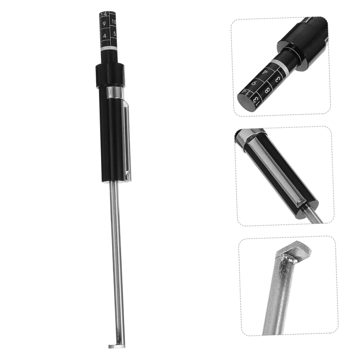 2pcs Brake Pad Measuring Tool Automotive Brake Gauge for Accurate Thickness Measurement Pad Detection Pen for Safety and Performance Assessment
