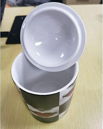 Miniatura 4 de Tarro de vela de aromaterapia con diseño de labios rojos a cuadros, botella decorativa, hisopo de algodón, caja vacía con tapa, diseño clásico de