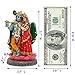 alikiki Indian God Radha Krishna Statue - 5.7”H Hindu Goddess Radha and God Krishna Sculptur India Murti Item Home Office Temple Mandir Shrine Altar Pooja Item