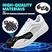 4 Pairs Crease Protectors for Jordan 1, Air Force 1, and Dunk Low; Shoe Crease Protector Suitable for Most Sneakers, Crease Guards Anti Sneaker Creases (Men's US Size 7.5-12, Black+White)