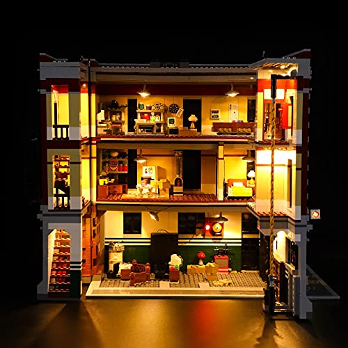 BRIKSMAX Led Beleuchtungsset für Lego Ghostbusters Feuerwehr-Hauptquartier - Compatible with Lego 75827 Bausteinen… – Bild 4