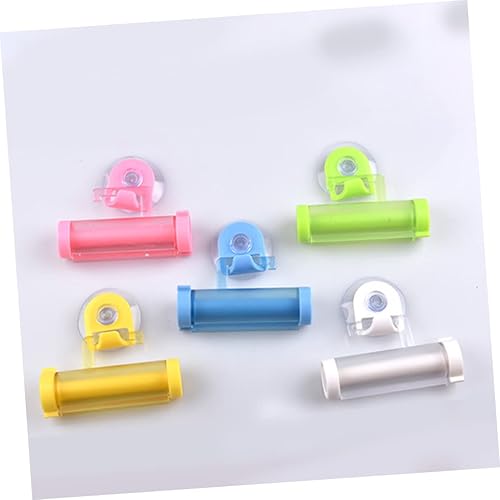 Miniatura 6 de SEWOART 5 piezas de pasta de dientes tubo exprimidor de pasta de dientes tubo de rodillo de pasta de dientes rodante tubo de pasta de dientes