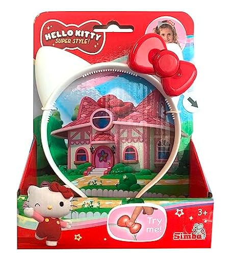 Simba Hello Kitty - Diadema para el pelo, con luz y sonido, 16 cm, a partir de 3 años | Ya disponible en tu tienda friki favorita! En mundofriki.es! Simba Hello Kitty - Diadema para el pelo, con luz y sonido, 16 cm, a partir de 3 años | Ya disponible en tu tienda friki favorita! En mundofriki.es!