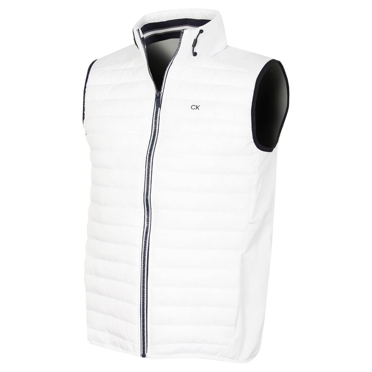 Calvin Klein Men's White Hybrid Insulate Gilet - Xxxl