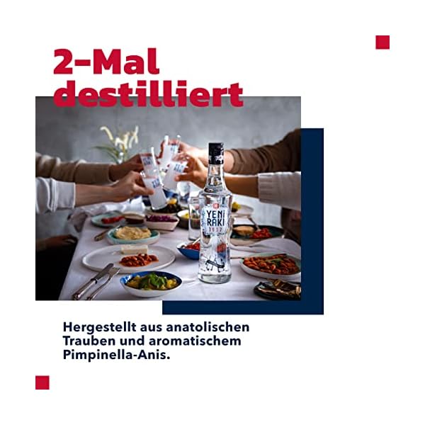 YENI RAKI, 1x0,7l Rakı mit 45% vol. - Hergestellt in der Türkei – Bild 6