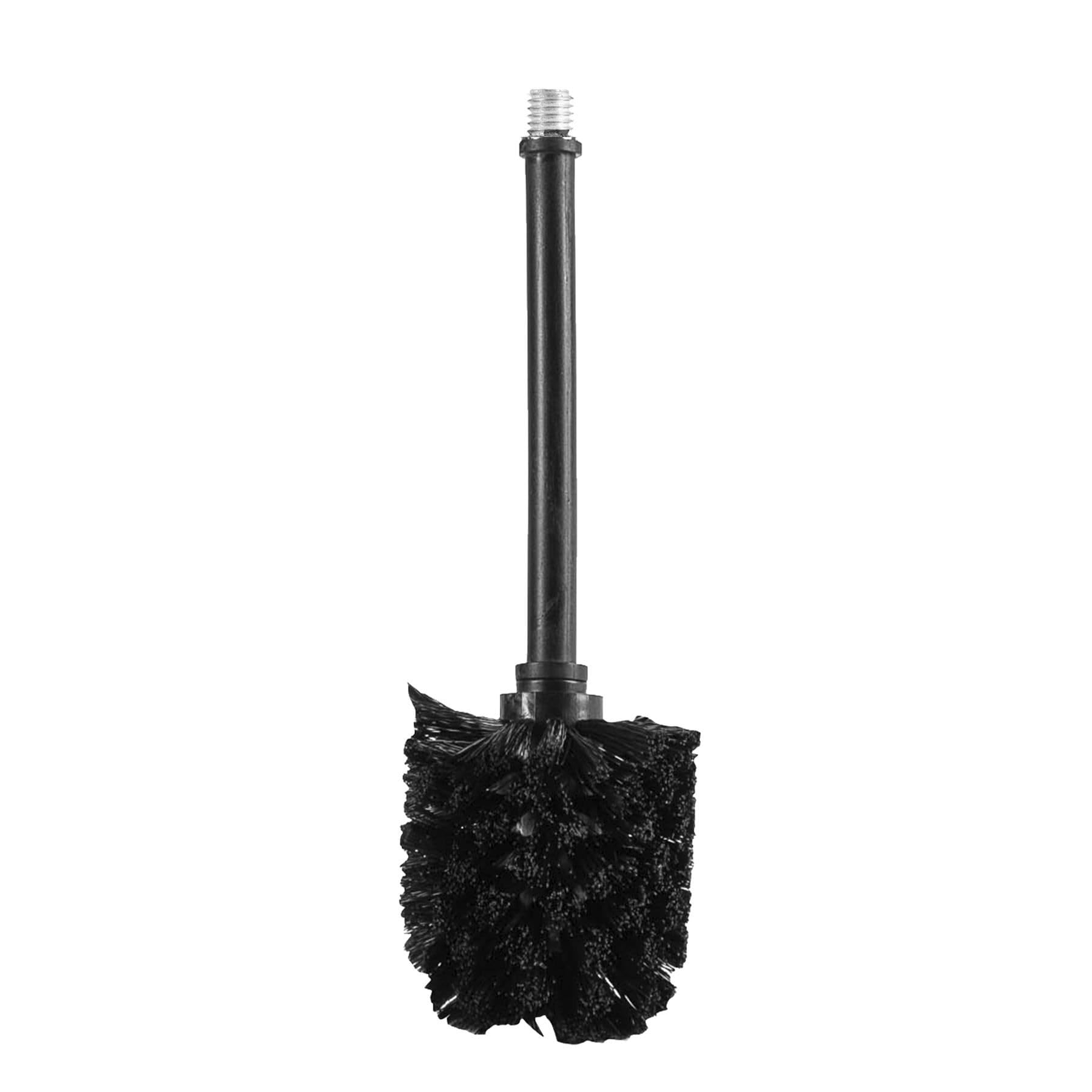 Harbour Housewares Black Replacement Toilet Brush Head - 24.5Cm - Bathroom Bowl Cleaner Toilet Cleaning Brush Bathroom Scrubber Replacement Head