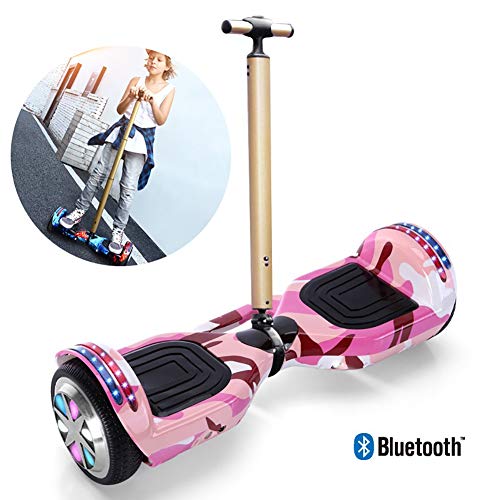 FLy Hoverboard Scooter Eléctrico Self Balance Scooter Eléctrico 7" con Pasamanos De...