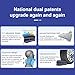 Neck Stretcher Cervical Traction Device, Adjustable Inflatable Neck Brace with Breathable Washable Fabric, Home Use Neck Relief Tool for Effective Neck Decompression(Blue)