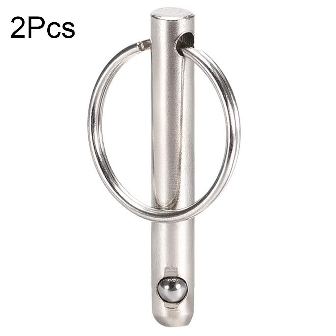 TA-VIGOR 2Pcs Quick Release Pins, 6mm Dia 45mm Length Bimini Top Pin Marine Hardware Carbon Steel for Boat Accessories Marine Hardware - Image 3