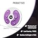 Waist Twisting Disc, Women's Twisting Board for Weight Loss and Aerobics with Drawstring and Massaging Soles Home gym for slimming and shaping of the body（purple）